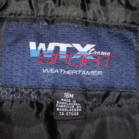 WTX SPORT BOY WINTER JACKET (18M)- BLACK - Picture 4 of 7